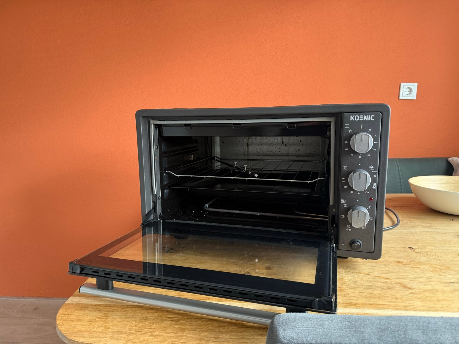 Koenic compacte oven, Ophalen, Minder dan 45 cm, Hete lucht, Mini-oven