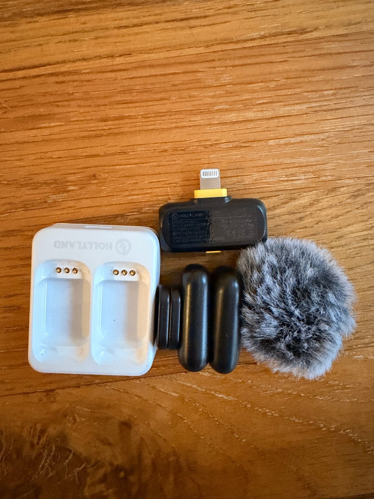Hollyland Lark A1 Duo – Wireless Lavalier Mic System), Ophalen, Zo goed als nieuw, Overige typen, Draadloos