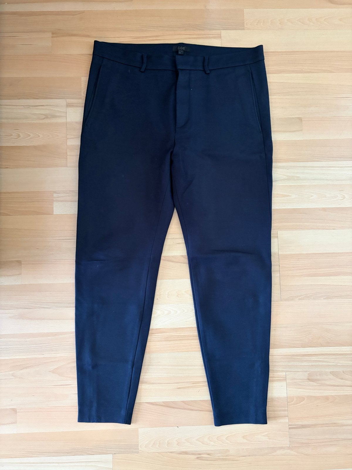 COS Broek met rits aan broekpijpen, maat 54, Kleding | Heren, Broeken en Pantalons, Ophalen of Verzenden, Zo goed als nieuw, Blauw