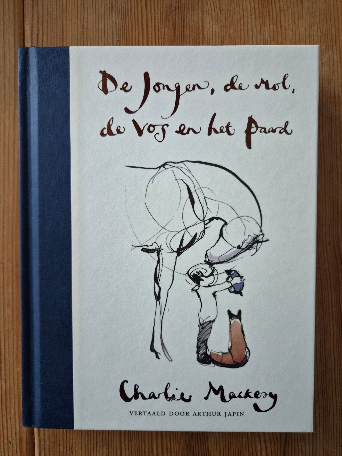 De Jongen, de Mol, de Vos en het Paard - Charlie Mackesy, Boeken, Ophalen of Verzenden, Zo goed als nieuw, Charlie Mackesy, Fictie algemeen