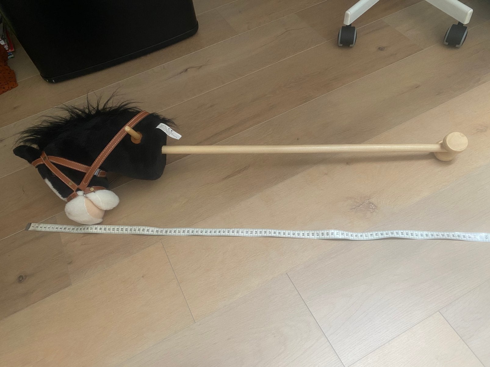 Stokpaard zwart, Ophalen, Zo goed als nieuw