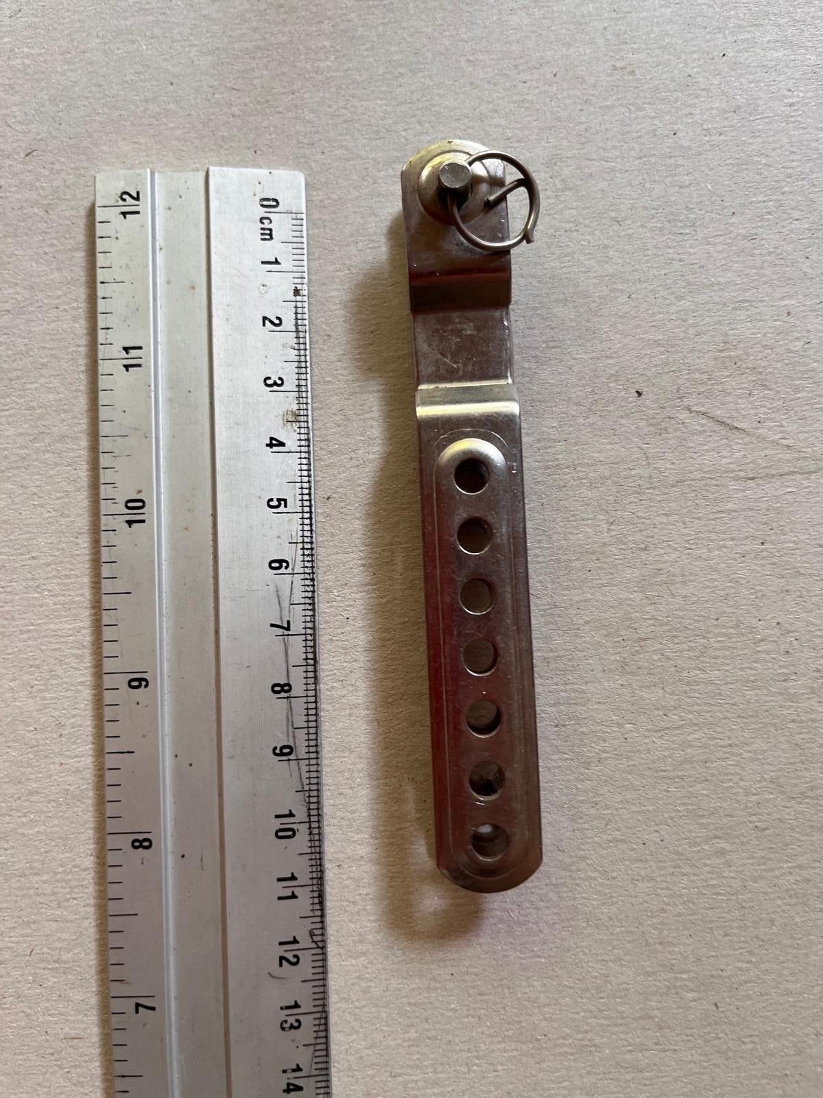 RVS wantspanner met borgpen, Ophalen of Verzenden, Gebruikt