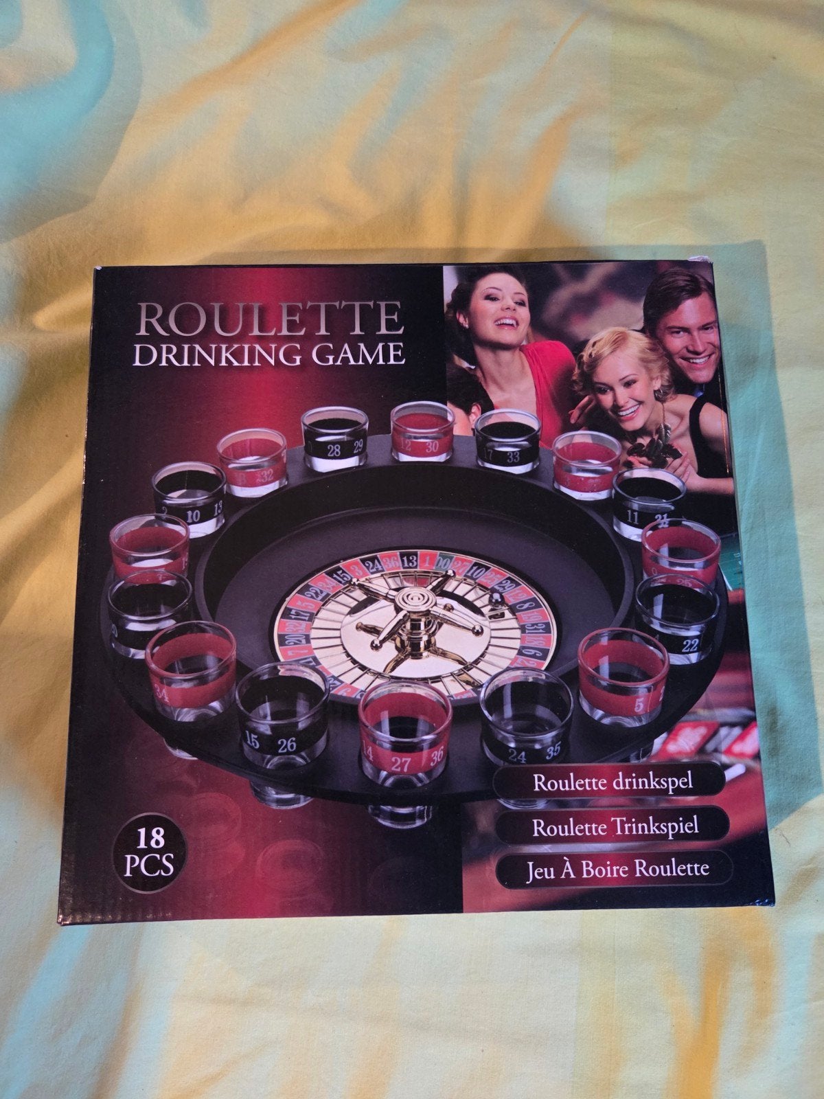 Roulette Drinking Game - Feestspel met Shotglaasjes, Vijf spelers of meer, Ophalen of Verzenden, Nieuw