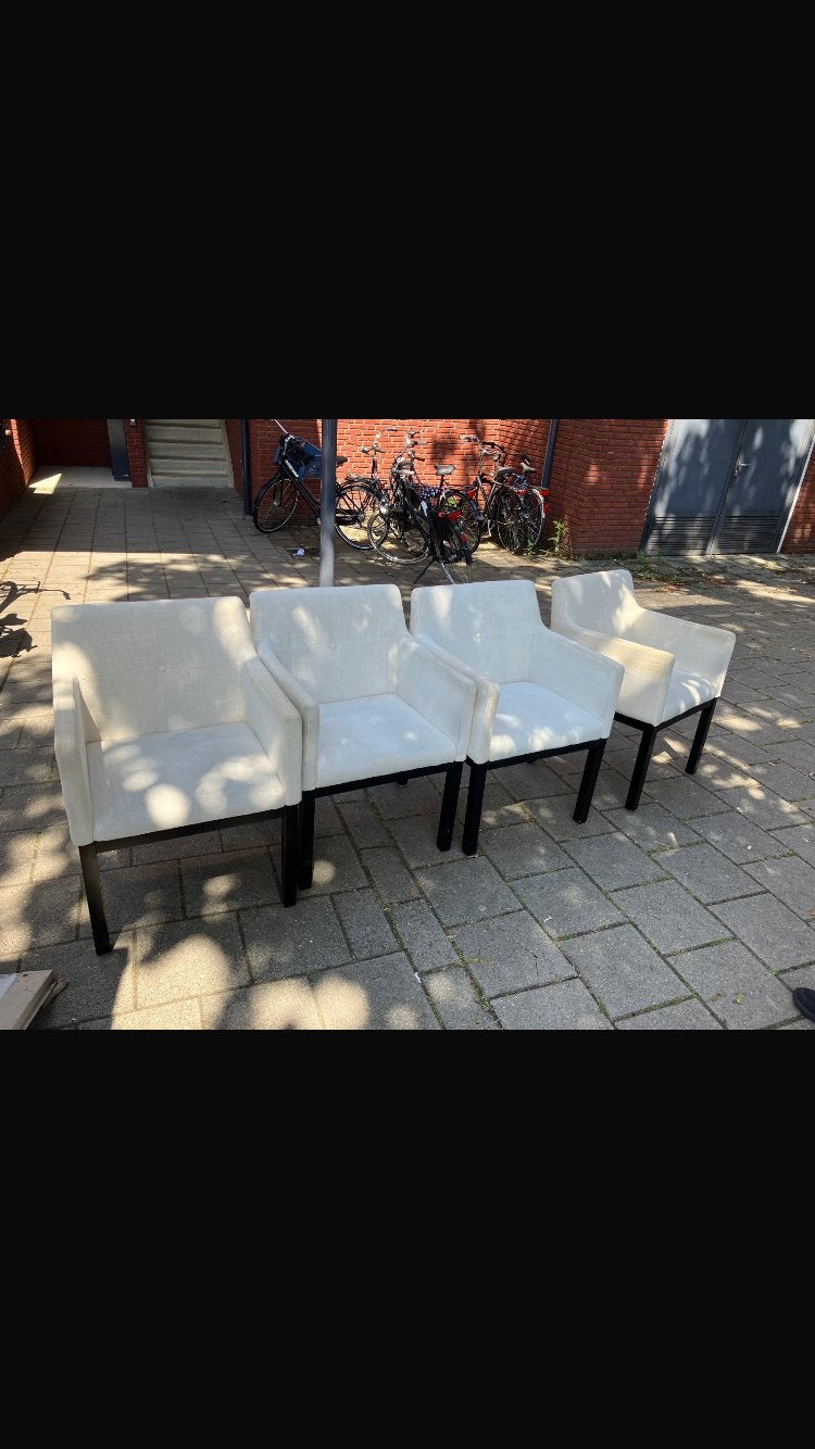 Jan Des Bouvrie 4 Stoelen, Antiek en Kunst, Ophalen of Verzenden