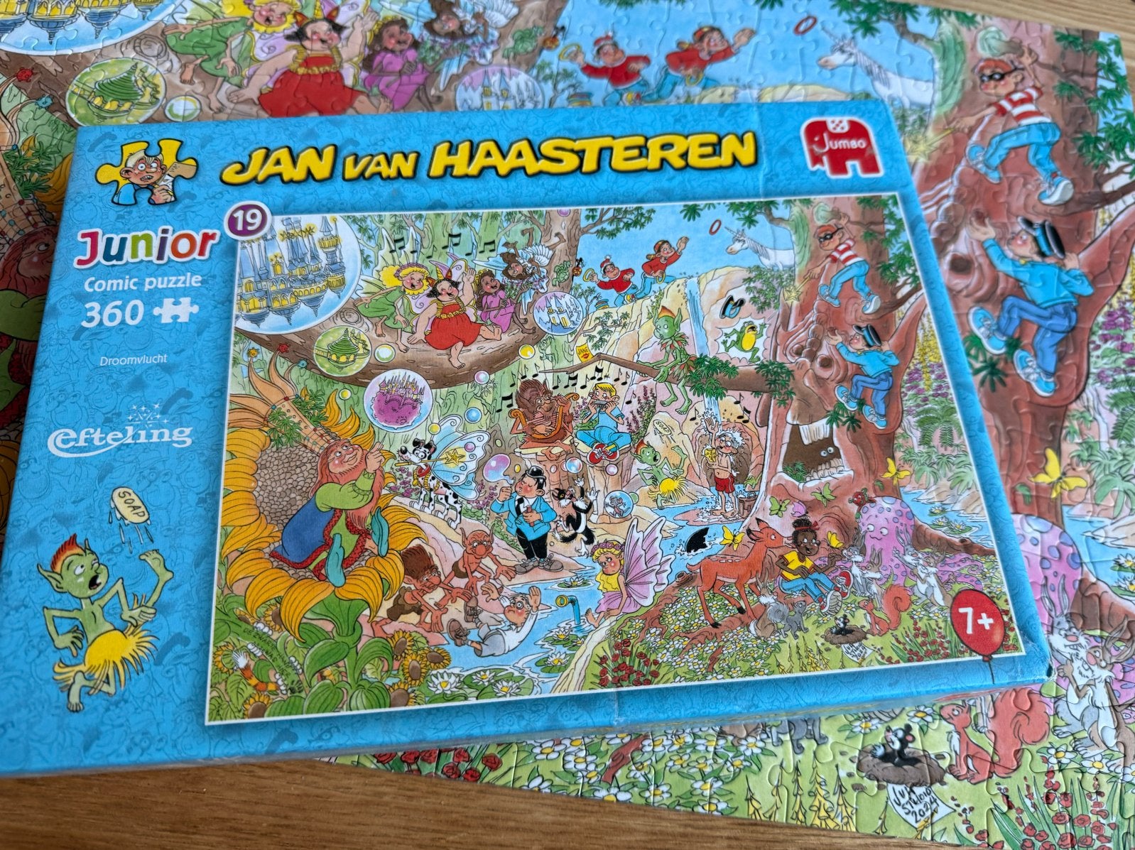 Jan van Haasteren Efteling Junior Puzzel 360 stukjes, Ophalen, Minder dan 500 stukjes, Zo goed als nieuw, Legpuzzel