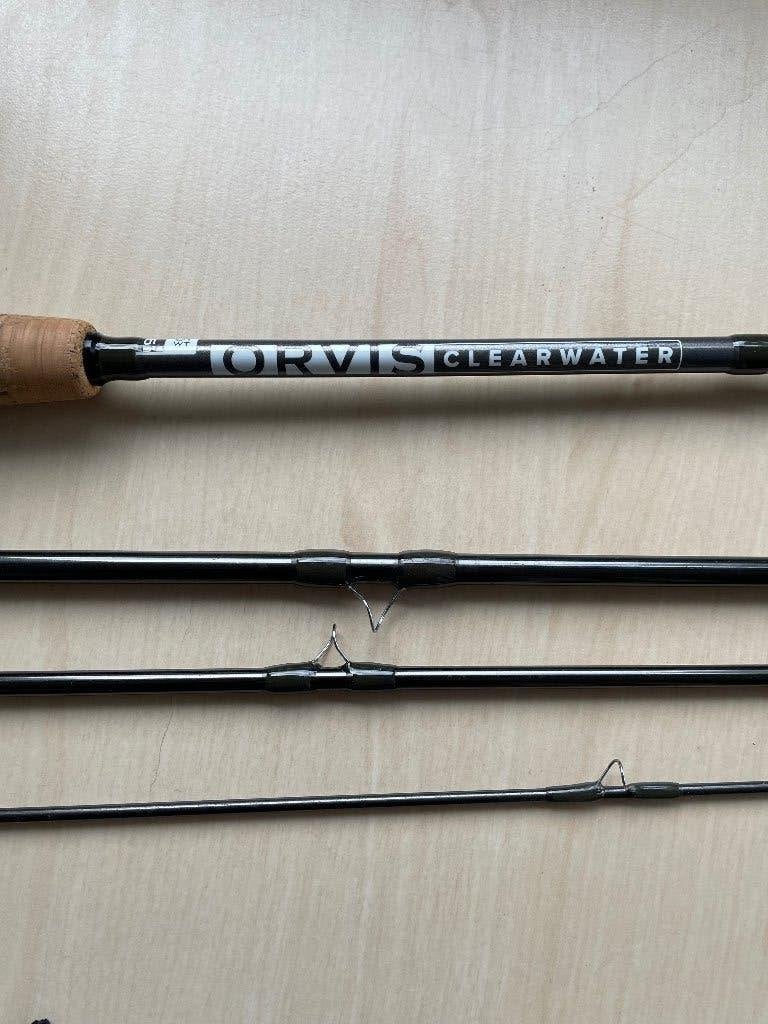 Orvis vliegenhengel met Orvis reel, Watersport en Boten, Hengelsport | Vliegvissen, Ophalen of Verzenden, Zo goed als nieuw, Complete set