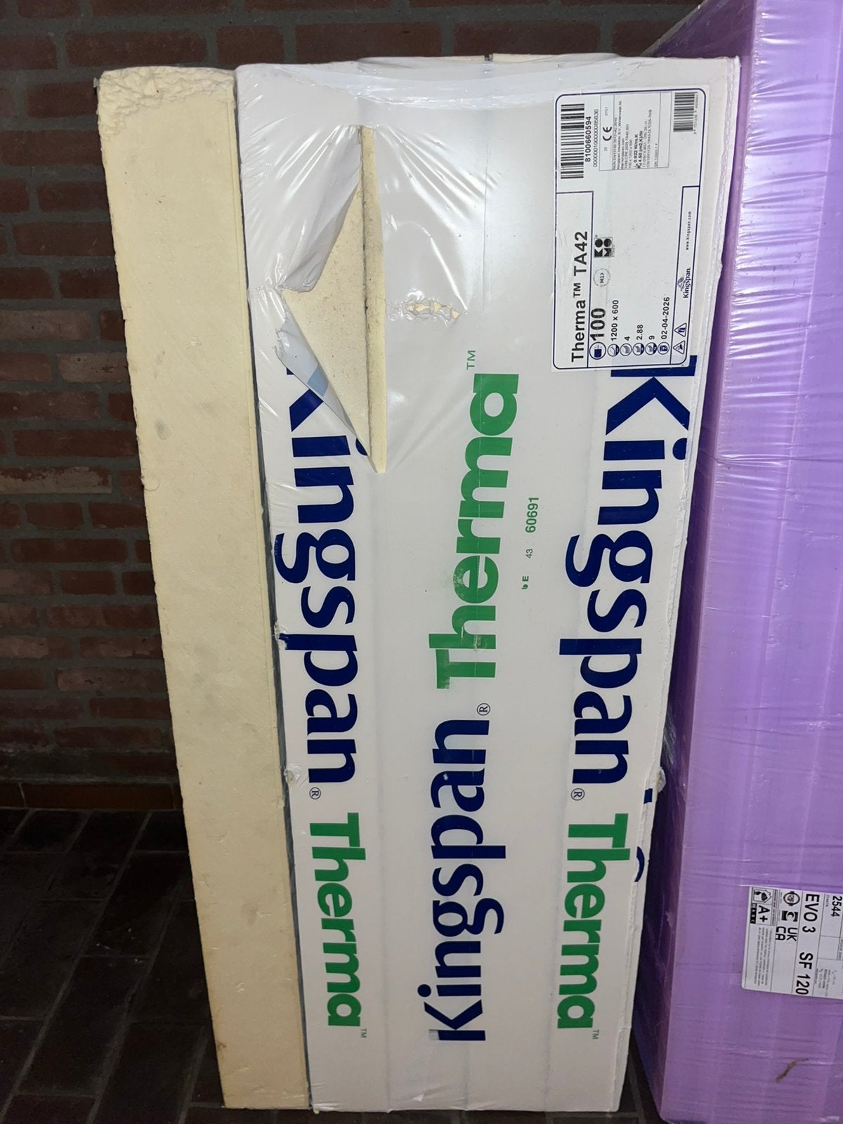 1,5 pak isolatie platen van kingspan te koop!!, Ophalen, Zo goed als nieuw, Hardschuim (Pir), 8 tot 12 cm