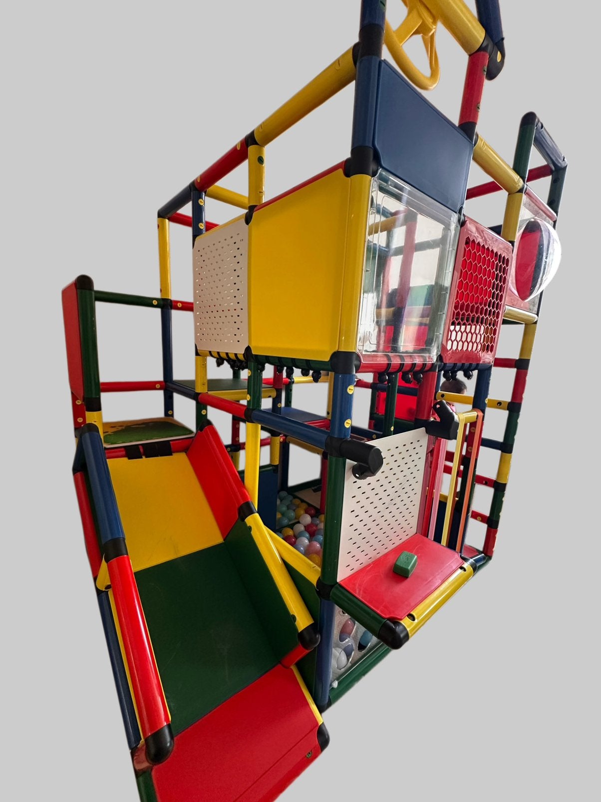Indoor klimtoestel met glijbaan en ballenbak voor kinderen, Ophalen, Zo goed als nieuw, Glijbaan