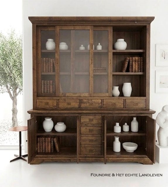 Bekijk al onze Buffetkasten in deze advertentie !!, 200 cm of meer, Nieuw, Ophalen of Verzenden, Glas