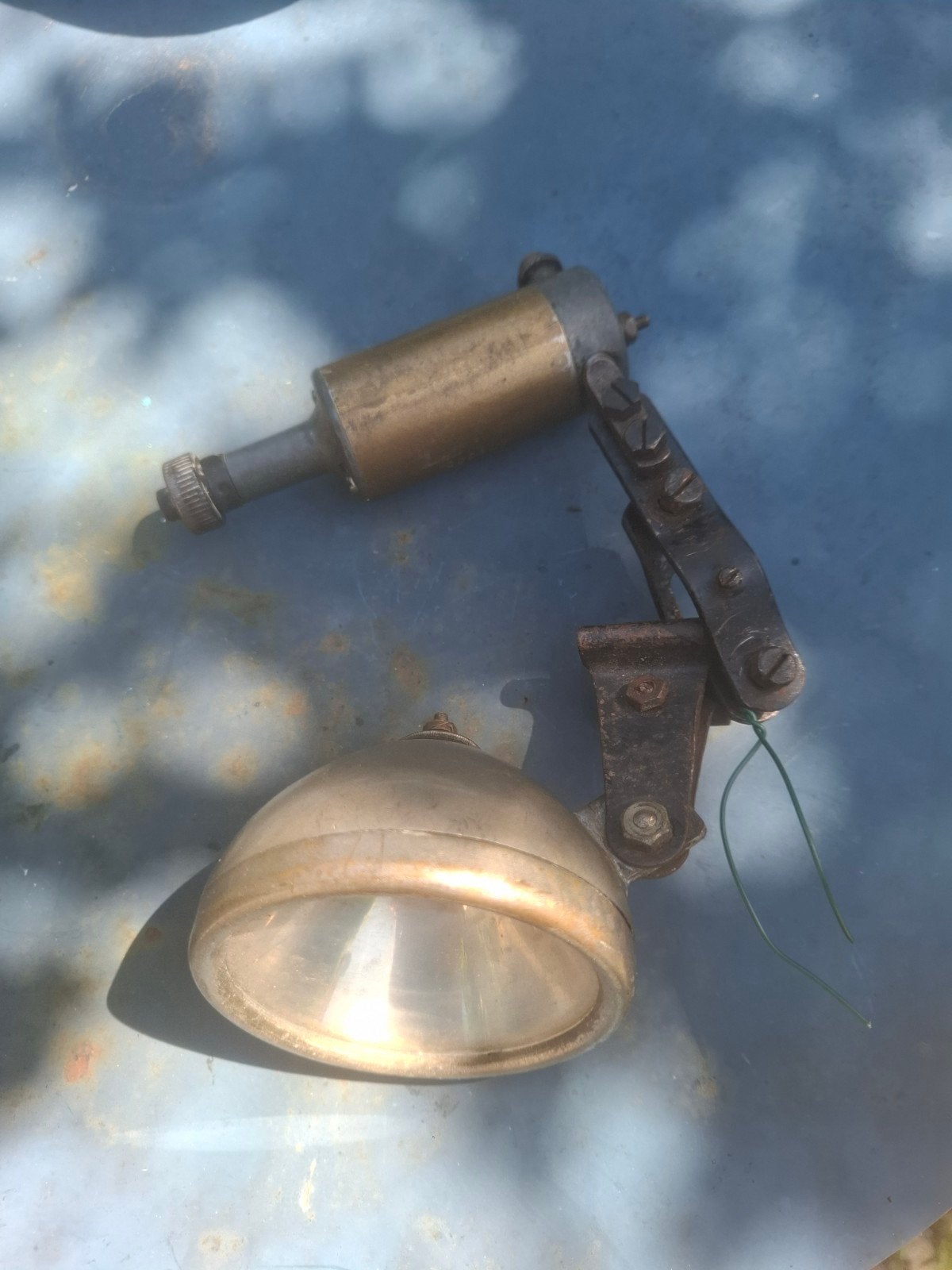 Antieke fietslamp en dynamo, Fietsen en Brommers, Fietsonderdelen, Ophalen of Verzenden