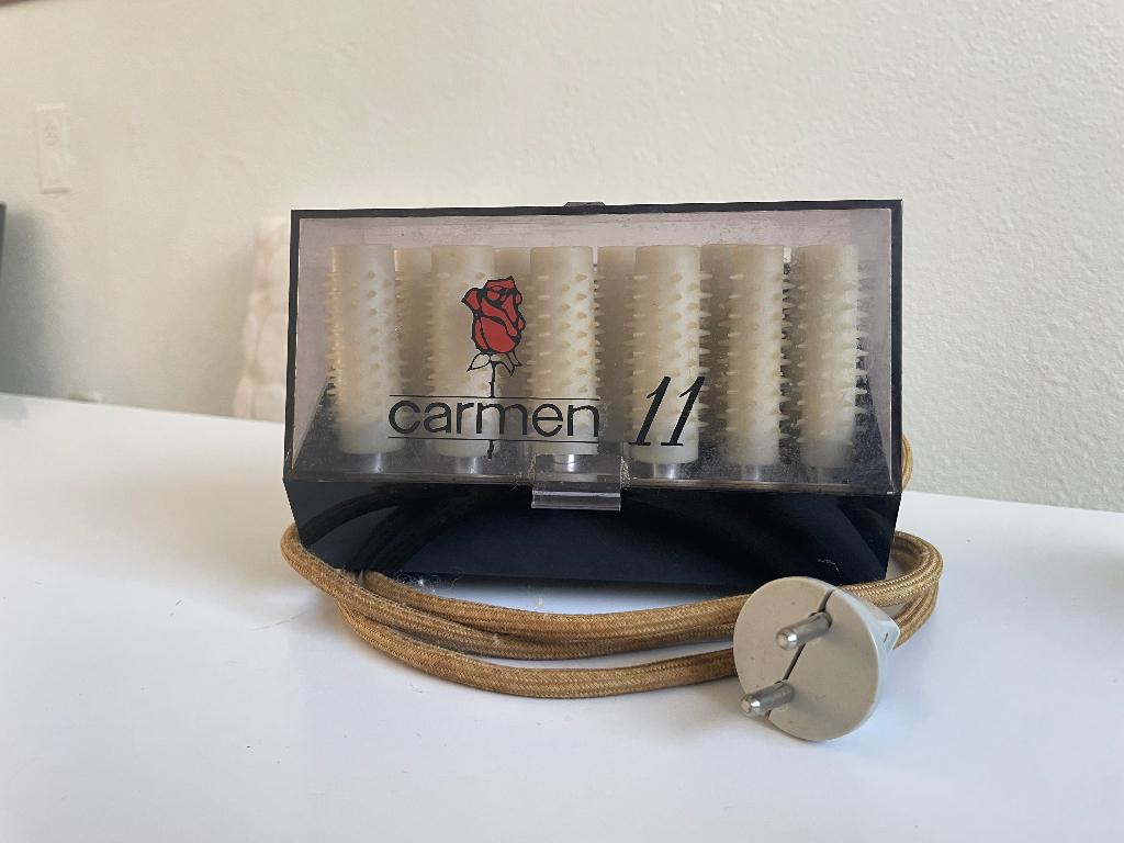 Vintage Carmen haarkrulset uit jaren 60, Ophalen, Gebruikt, Krultang of Stijltang