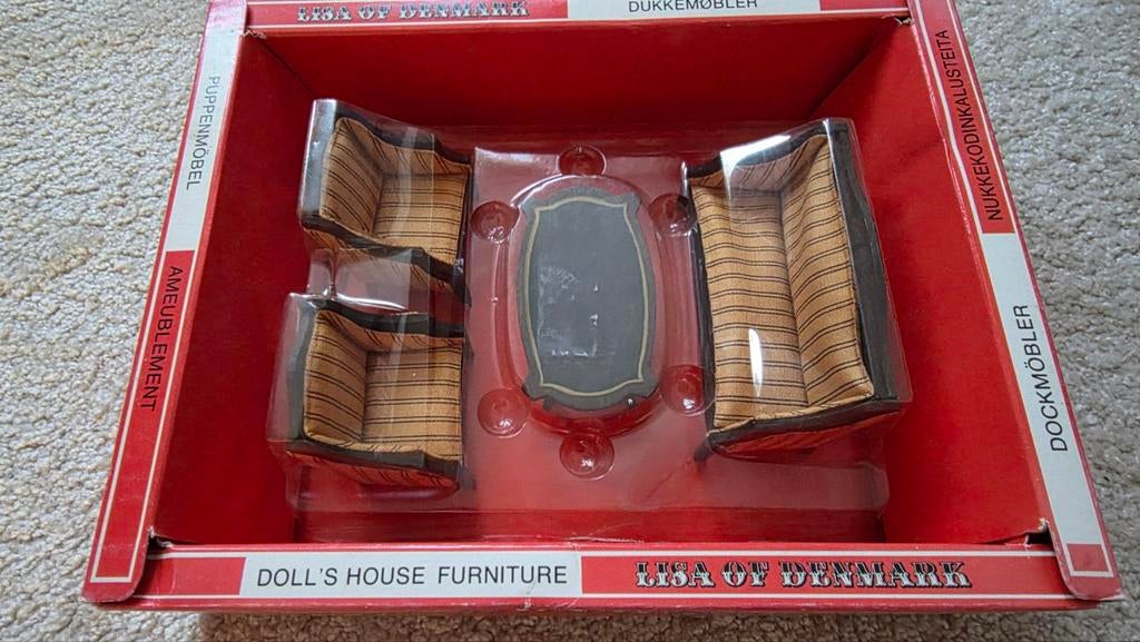 Lisa of Denmark / Lundby poppenhuis meubels jaren 70, Ophalen of Verzenden, Zo goed als nieuw