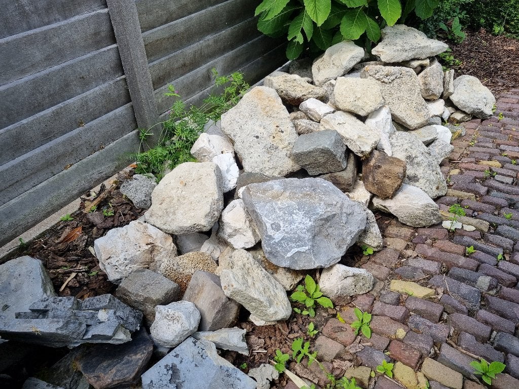 Stenen-keien voor vijverrand, rotstuin of beekje: gratis, Tuin en Terras, Ophalen, Gebruikt, Vijverrand