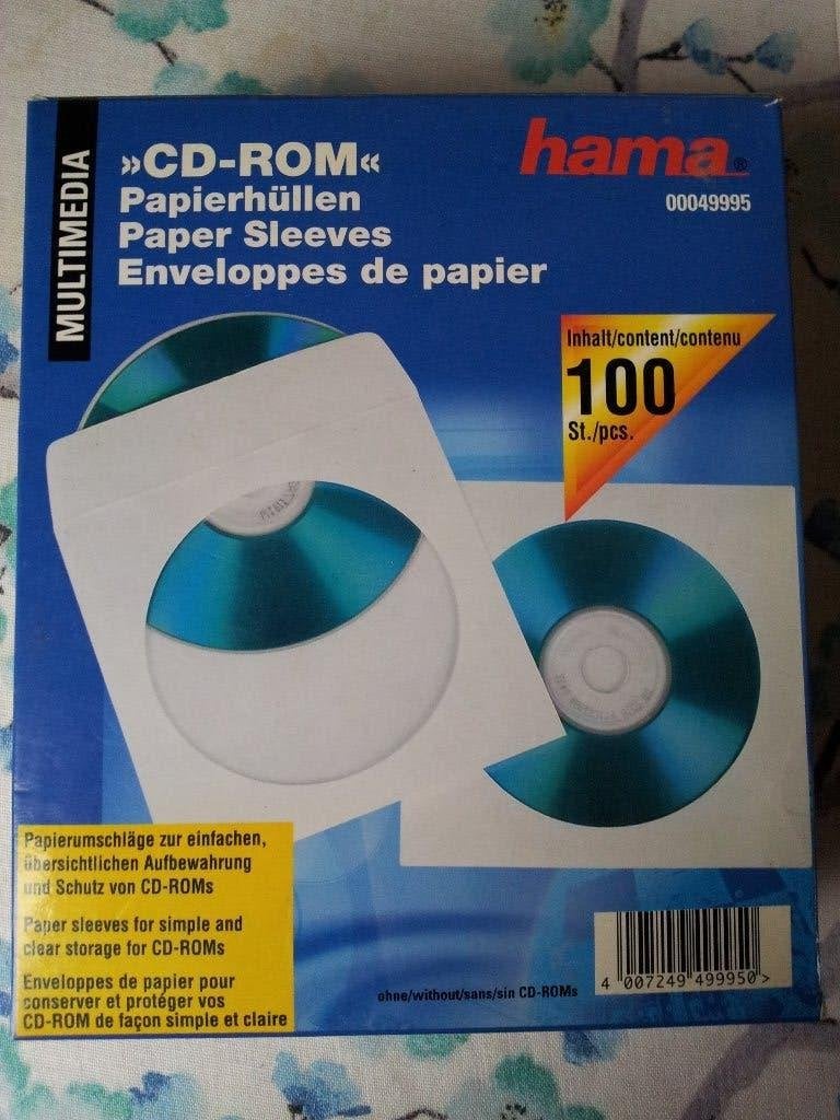 Hama CD-ROM papieren envelopjes, Ophalen of Verzenden, Nieuw, Overige typen
