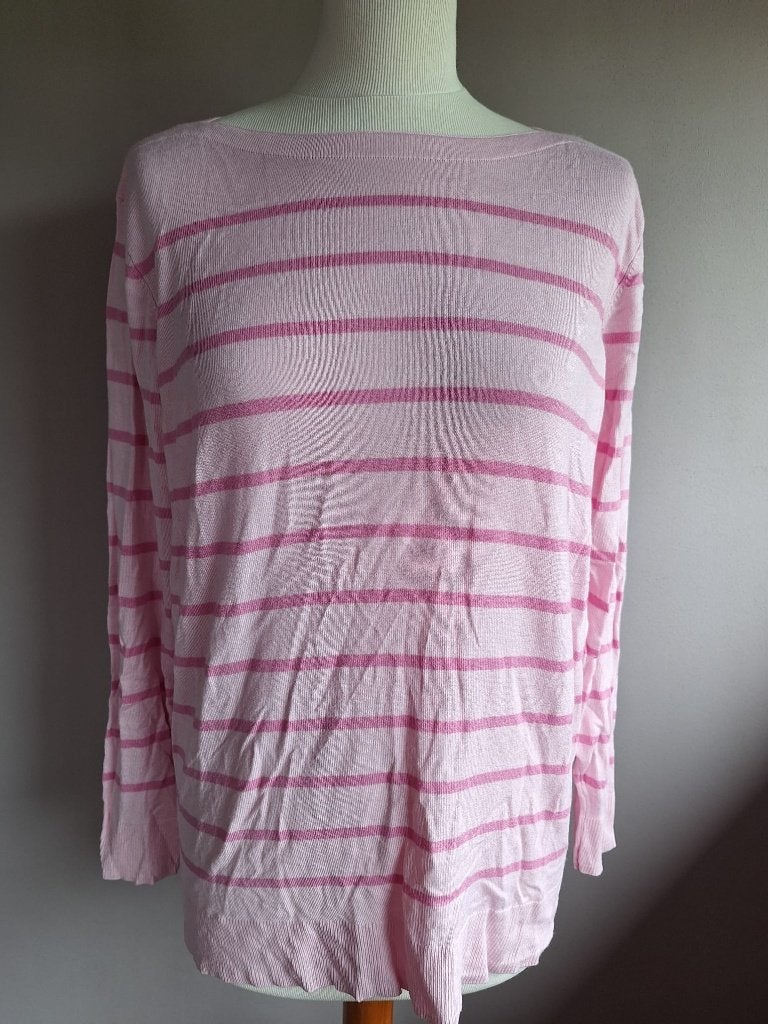 Nieuwe roze gestreepte stretch trui van Ever-Me, maat XL, Maat 46/48 (XL) of groter, Nieuw, Ophalen of Verzenden, Roze