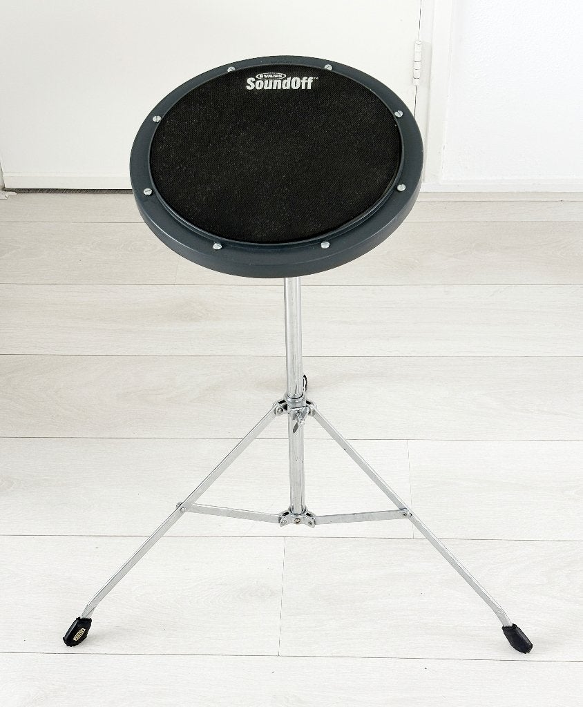 Remo 10" practice pad met standaard en Evans dempmat, Ophalen of Verzenden, Gebruikt, Overige merken
