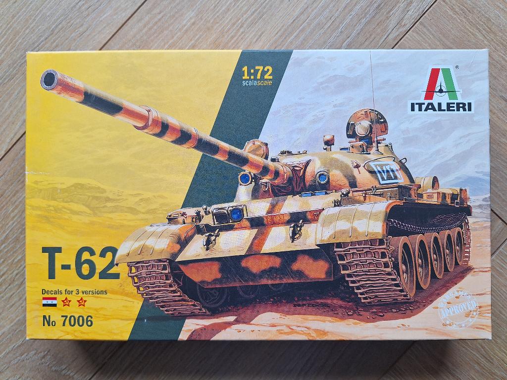 1:72 1/72 Italeri T-62 1 (Sealed), Italeri, Nieuw, Ophalen of Verzenden, Tank