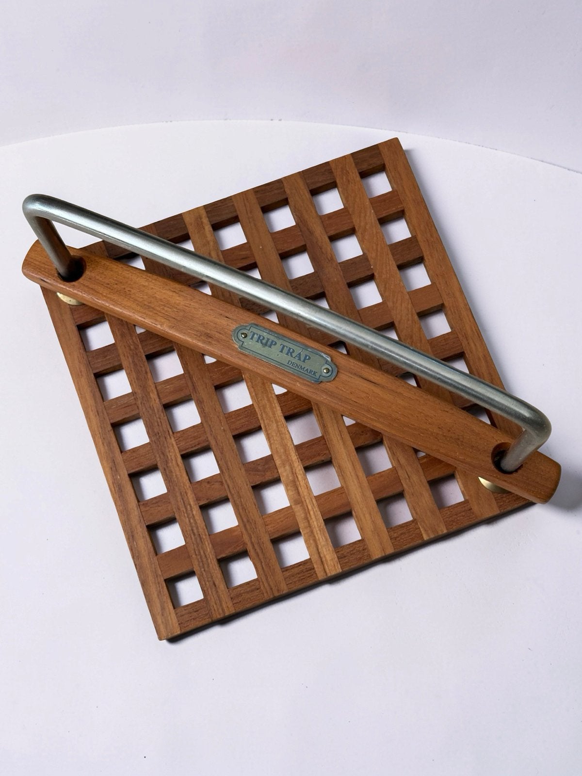 Trip Trap Teakhouten Servettenhouder - Scandinavisch Design, Ophalen of Verzenden, Bruin, Hout, Scandinavisch
