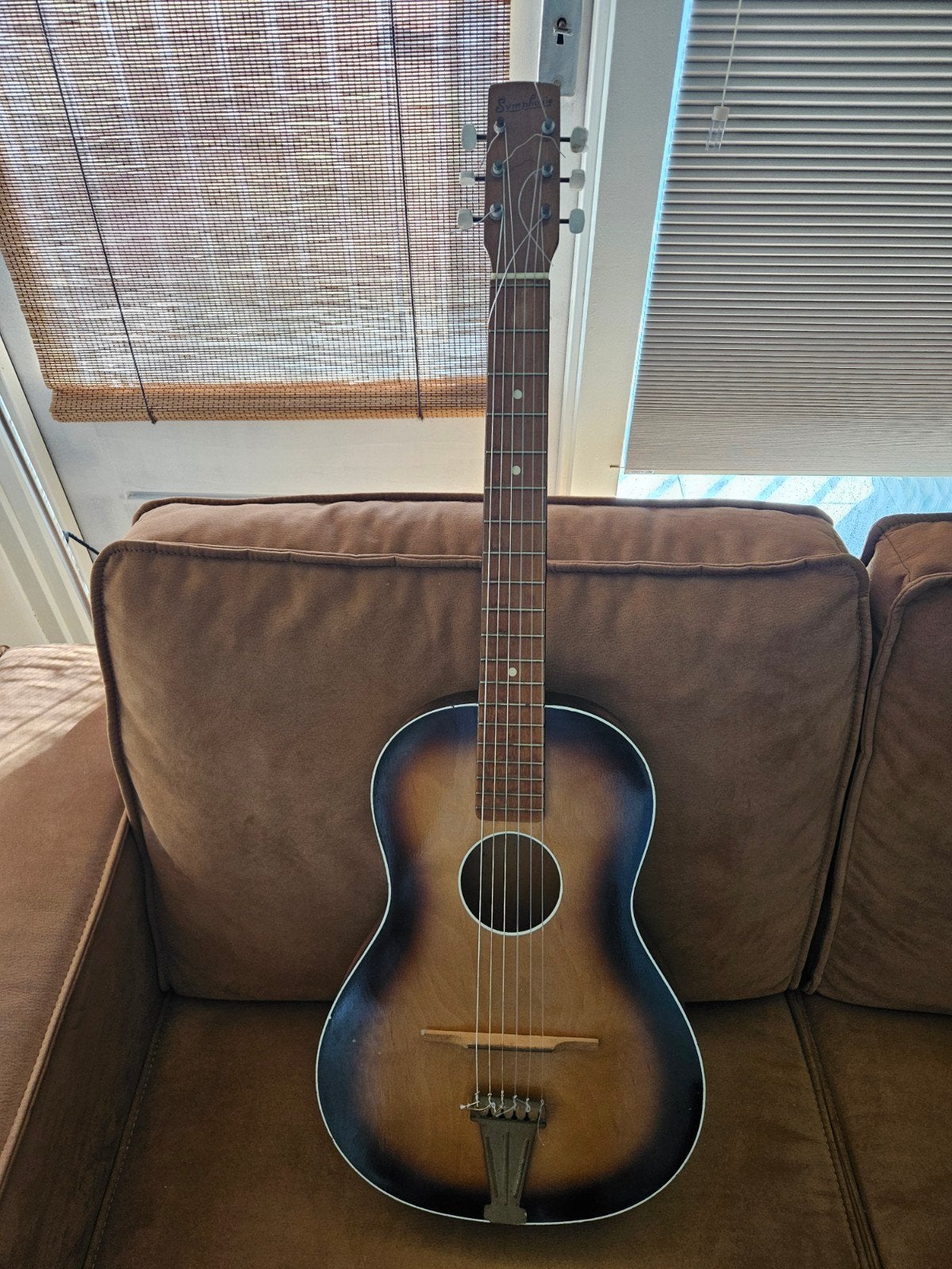 Originele Vintage Symphonie Gitaar - Kindermodel, Ophalen of Verzenden