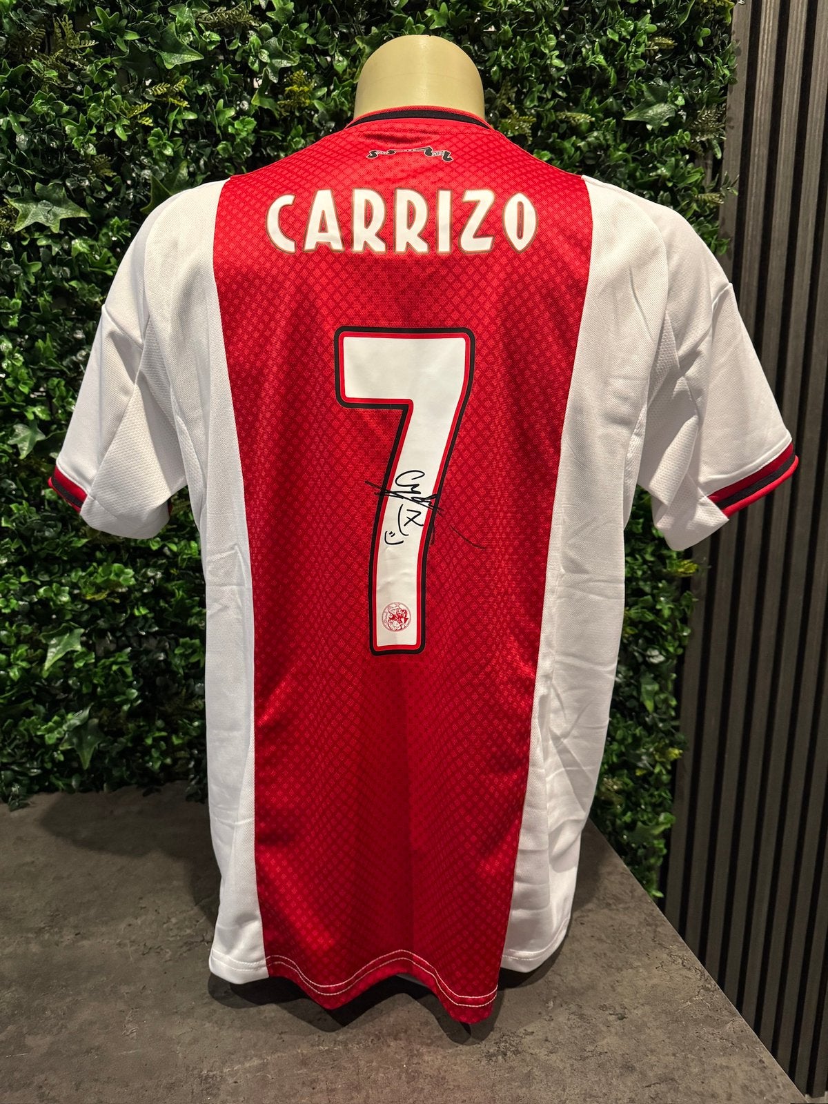 Carrizo gesigneerd Ajax thuisshirt met videobewijs, Verzamelen, Sportartikelen en Voetbal, Verzenden, Nieuw, Ajax, Shirt