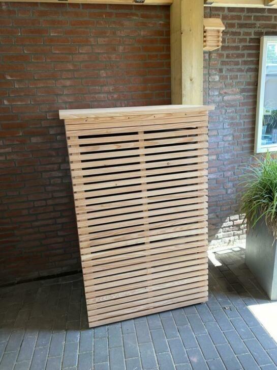 Een mooie ombouw van Douglas hout om airco op maat gemaakt., Ophalen, Nieuw