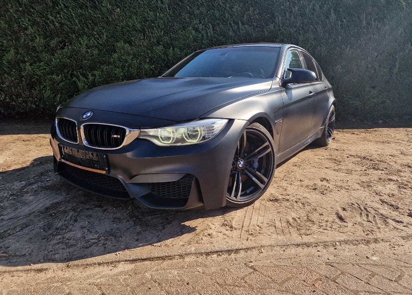 Bmw M3 f80 lci frozen black MANUAL inr mog m4 m2 m340i m140i, Automaat, Achterwielaandrijving, Zwart, Zwart