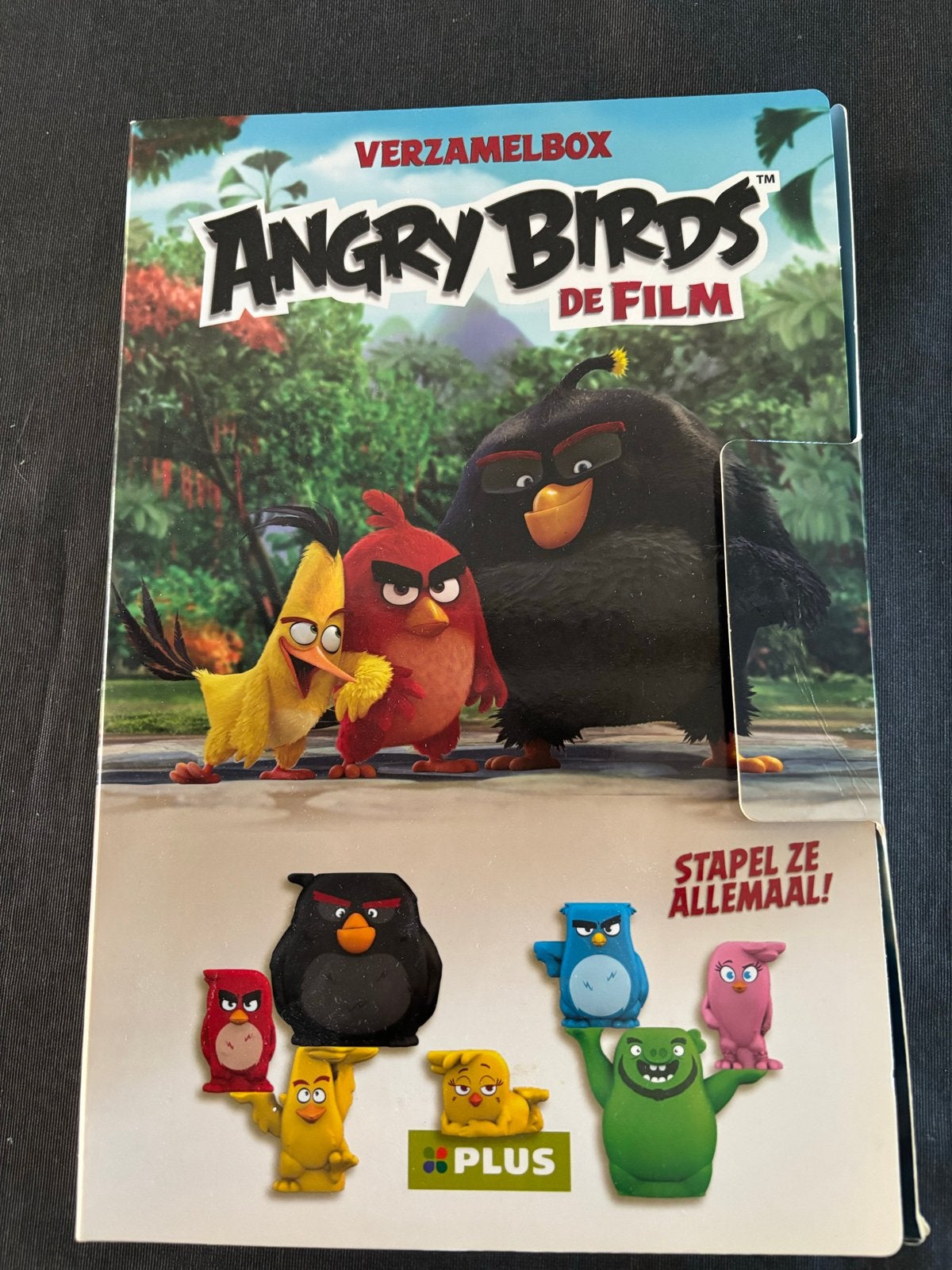 Angry Birds De Film Verzamelbox met Stapel Ze Allemaal! figu, Ophalen of Verzenden, Zo goed als nieuw