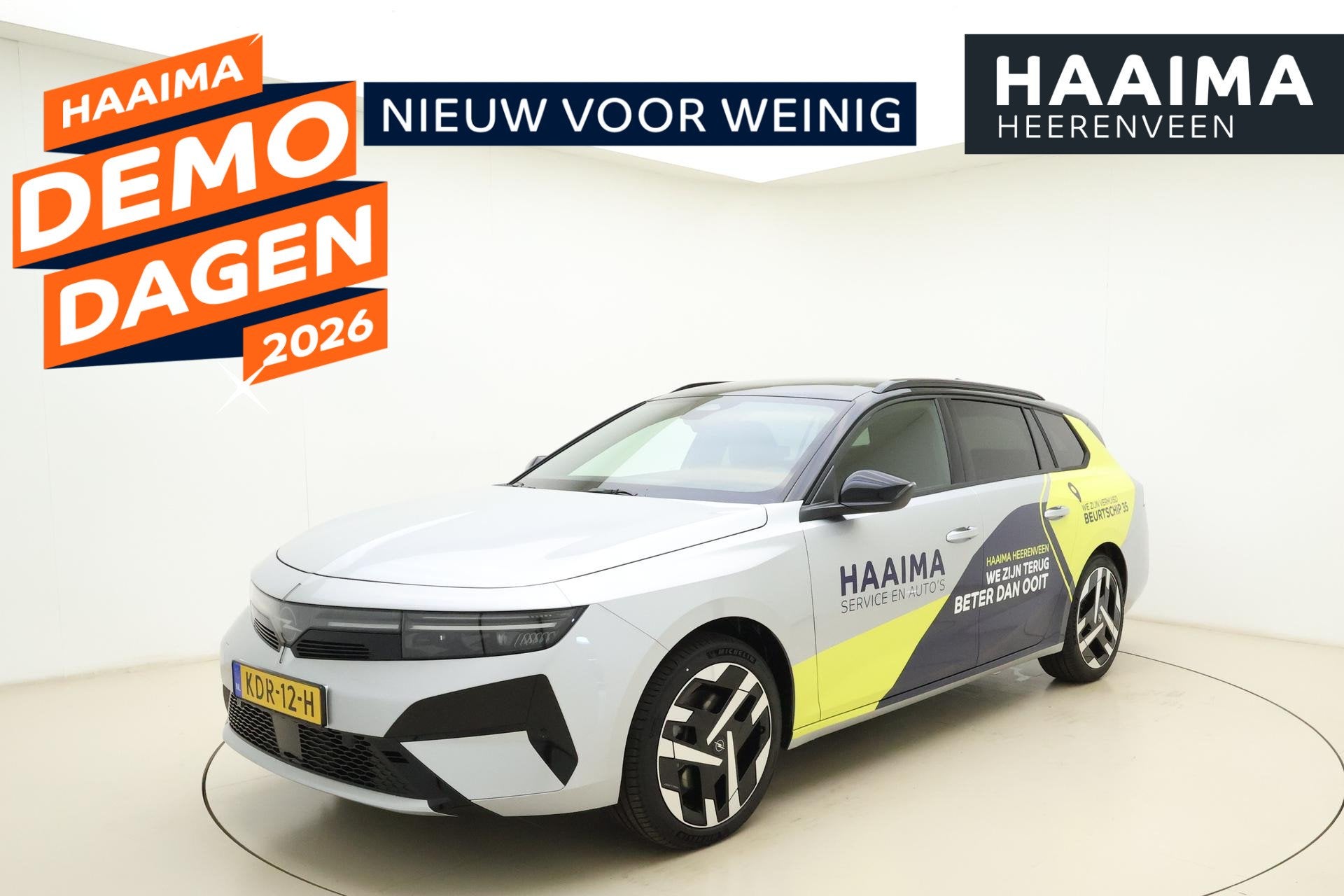 Opel Astra Electric 58 kWh Ultimate DEMO | 413 Km WLTP | Pan, 200 min, 156 pk, Alcantara, Origineel Nederlands
