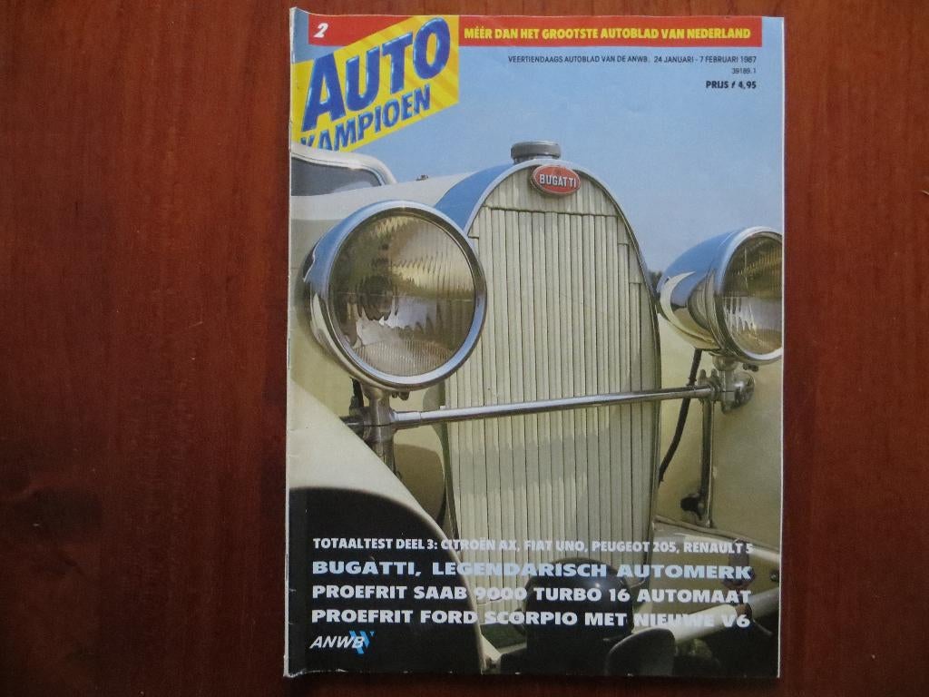 Autokampioen 2 1987 Citroën AX, Peugeot 205, Renault 5, Uno, Ophalen of Verzenden, Zo goed als nieuw, Renault