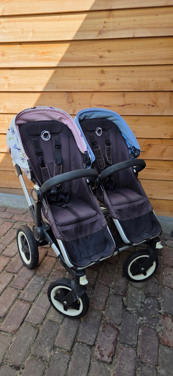 Bugaboo Donkey Duowagen met complete set accessoires, Ophalen of Verzenden, Gebruikt, Bugaboo, Duowagen