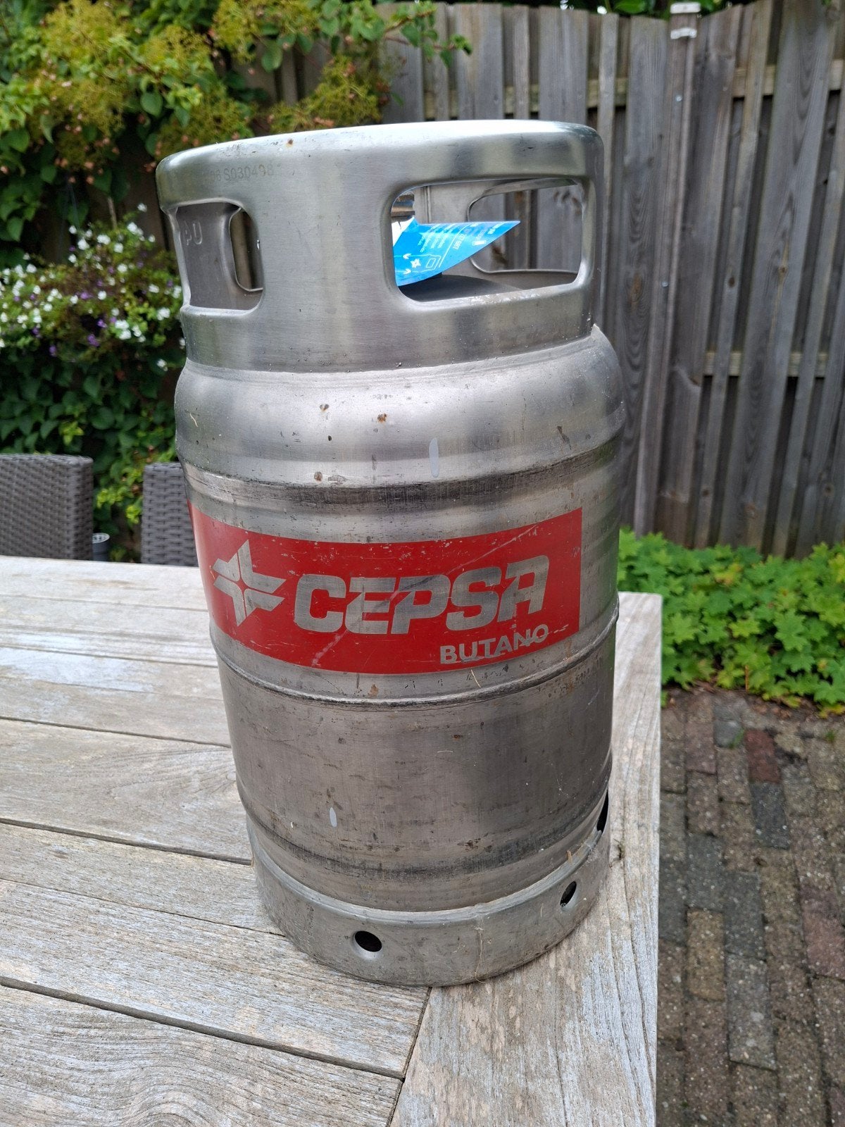 Spaanse gasfles, Ophalen, Gebruikt