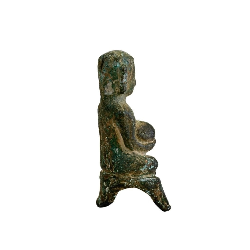 Boeddhabeeld – Thais brons – Ayutthaya, Antiek en Kunst, Overige herkomsten, Ophalen of Verzenden, Beeld, Brons