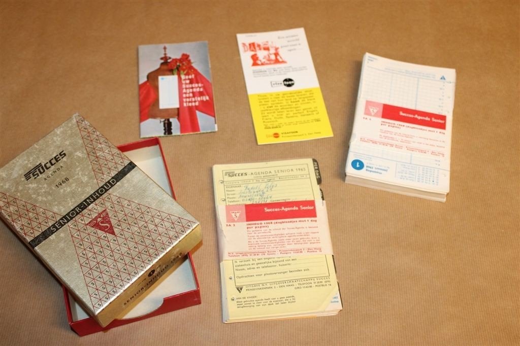 Succes Agenda 1968 Senior-Inhoud [Compleet In Doos], Gebruikt, -, -, Ophalen of Verzenden