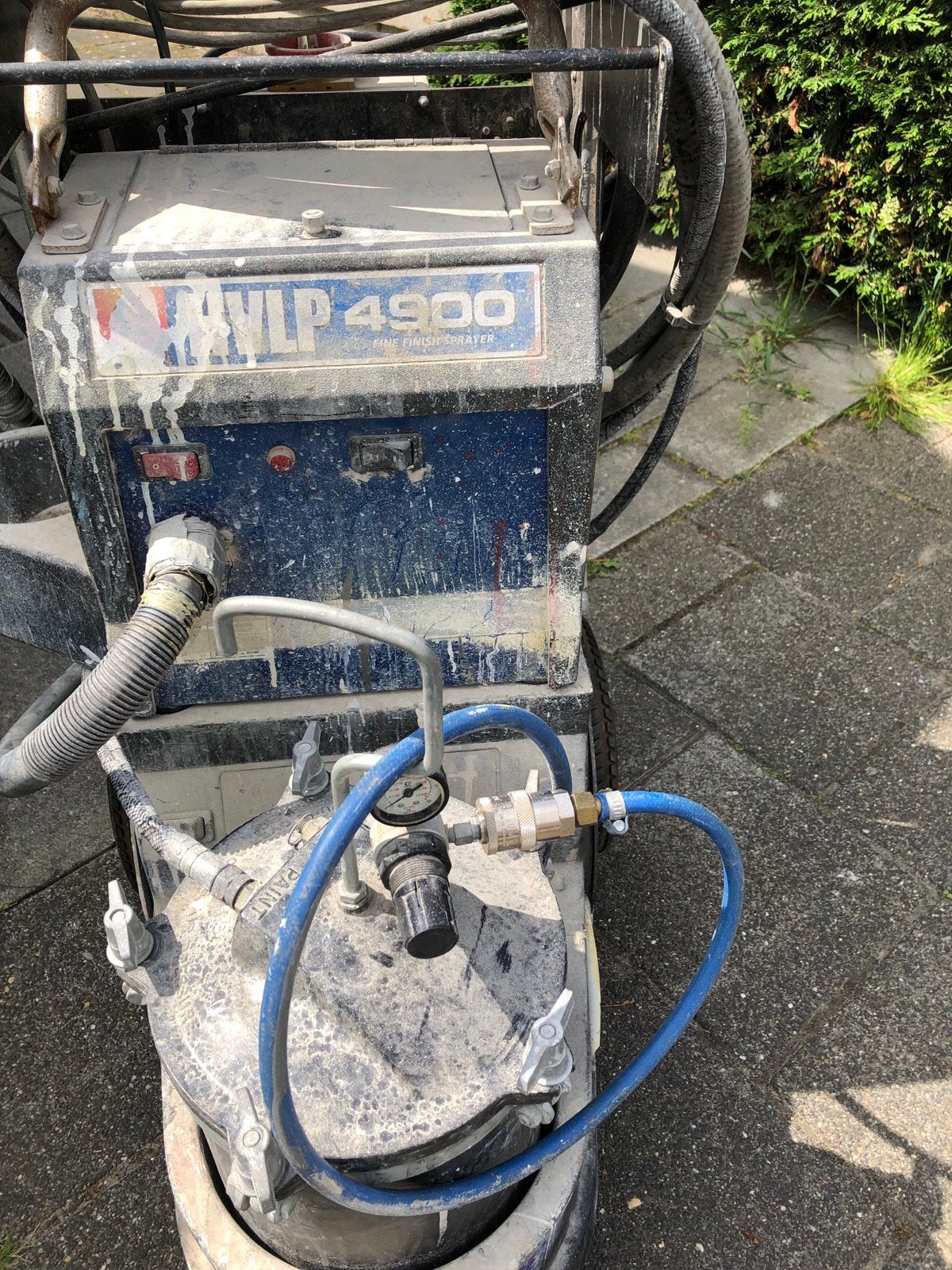 HVLP 4900 Fine Finish Spuitmachine, Ophalen of Verzenden, Gebruikt, Verfspuit of Verfpomp