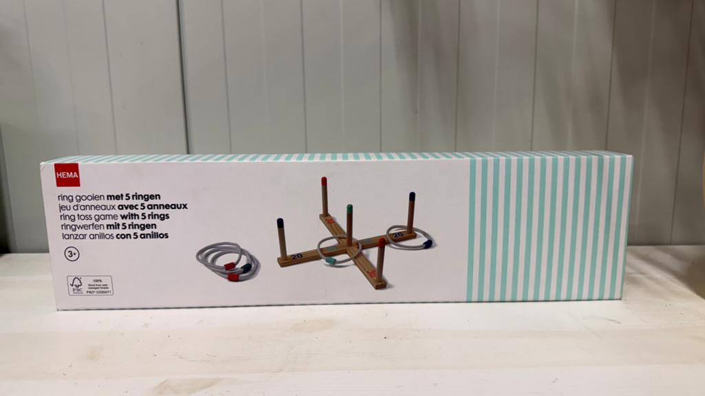 Hema Ring Gooi Spel met 5 Ringen, Ophalen of Verzenden, Nieuw, Jongen of Meisje