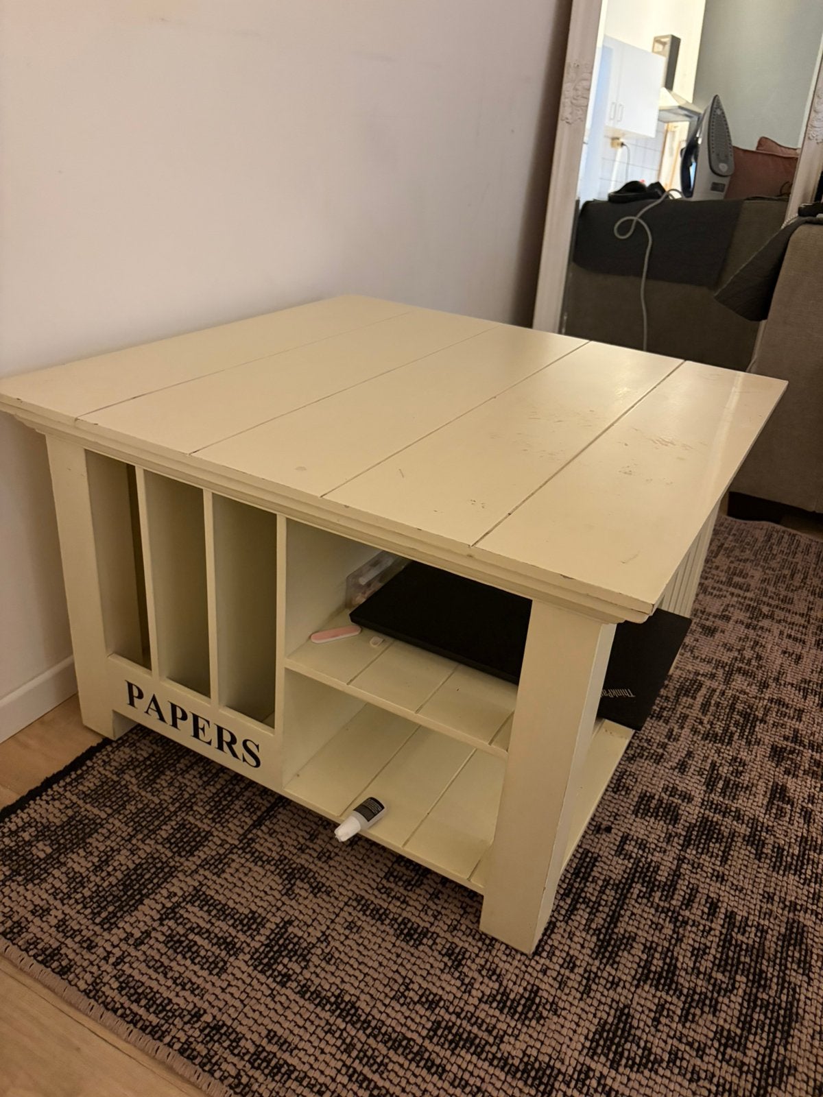 Salon tafel bijzet tafel, Ophalen