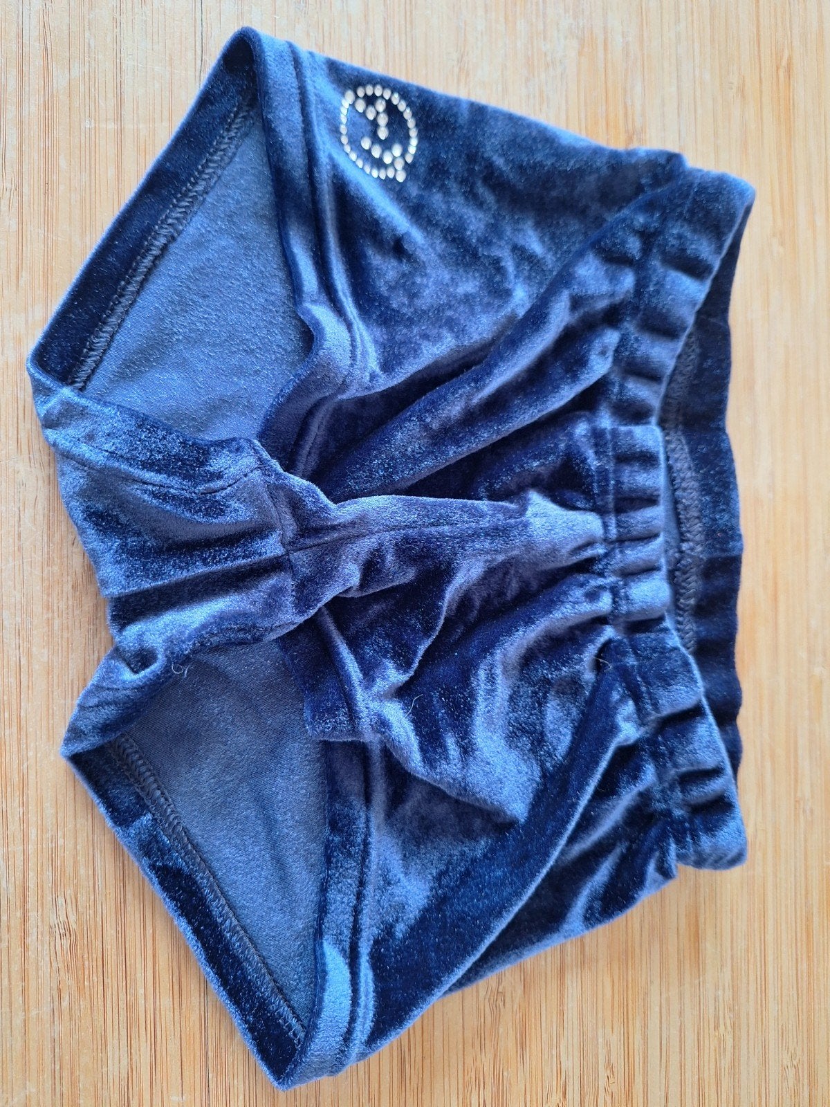 Turnbroekje verlour blauw. Mt 128, kort, Sport en Fitness, Ophalen of Verzenden, Zo goed als nieuw, Blauw, Turnbroekje