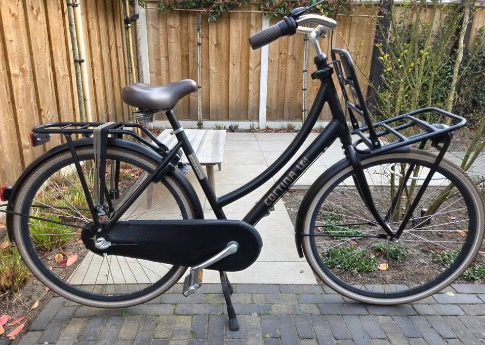 Cortina U4 Transportfiets - 28 inch, Fietsen en Brommers, Fietsen | Dames | Omafietsen, Ophalen, Terugtraprem, 53 tot 56 cm, Cortina U4 transportfiets