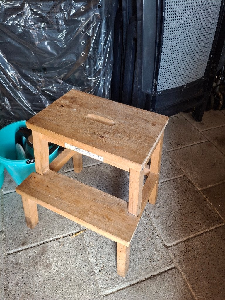 Keukentrapje, Ophalen, Gebruikt, Hout