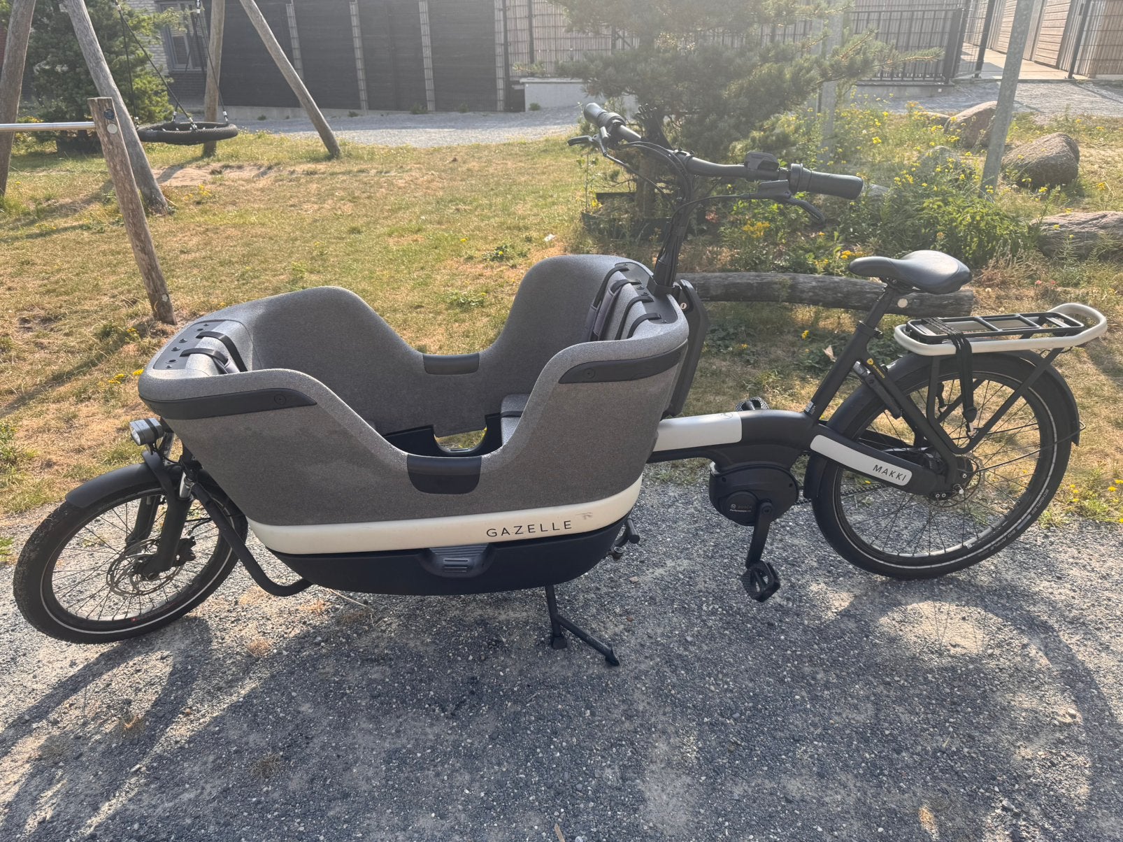 Gazelle Makki Load 2023 | 400 Wh | Nieuw frame | 6.100 km, Ophalen, 3 kinderen, Huif, Zo goed als nieuw