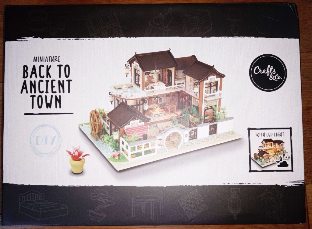 Poppenhuis Ancient Town miniatuur DIY, Verzamelen, Poppenhuizen en Toebehoren, Verzenden, Nieuw, Poppenhuis