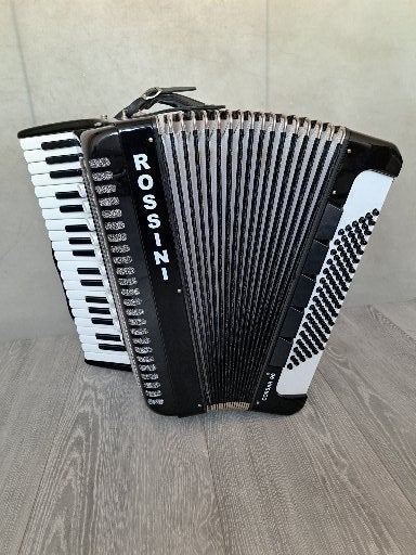 Rossini Accordeon - Zo goed als nieuw, Muziek en Instrumenten, Accordeons, Overige formaten, Met koffer, Toetsaccordeon, Zo goed als nieuw