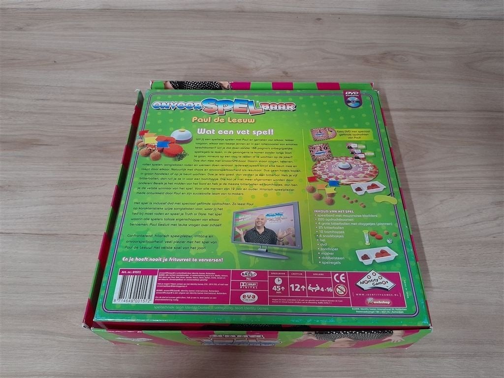 Onvoorspelbaar paul de leeuw bitterballen spel - s1534, Verzenden, Zo goed als nieuw
