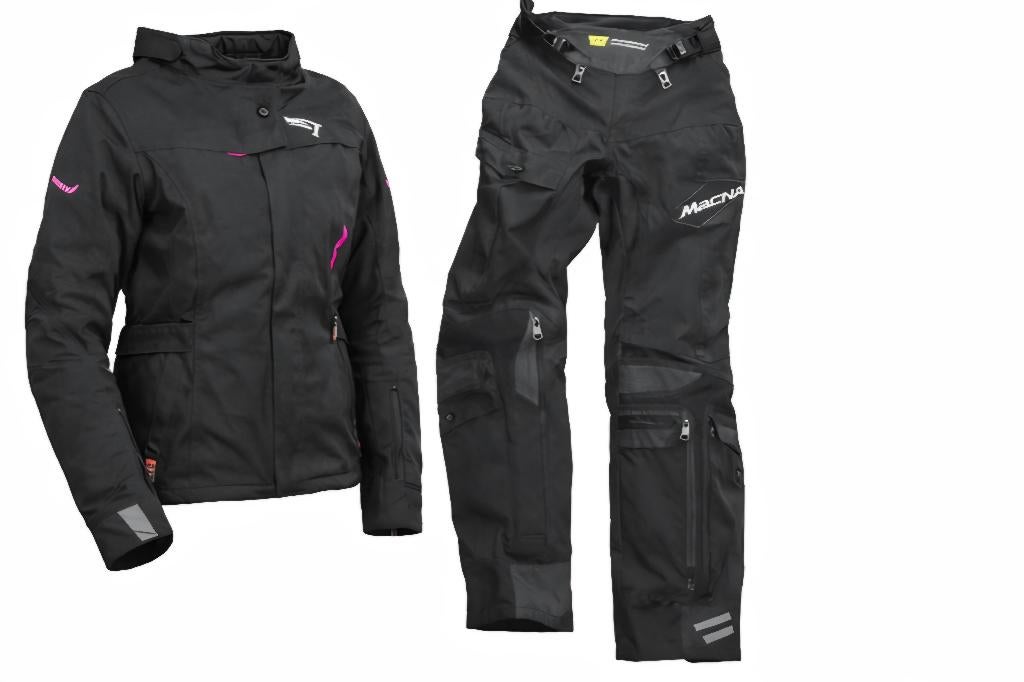 Macna women motorcycle jacket + pants set riding gear, Ophalen of Verzenden, Overall, Dames, Tweedehands