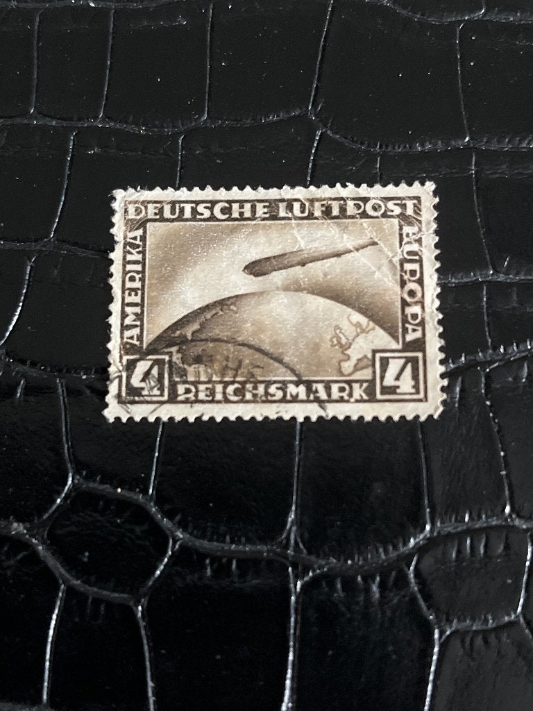 Duitse rijk zeppelin 4 RM 424, Ophalen of Verzenden, Buitenland