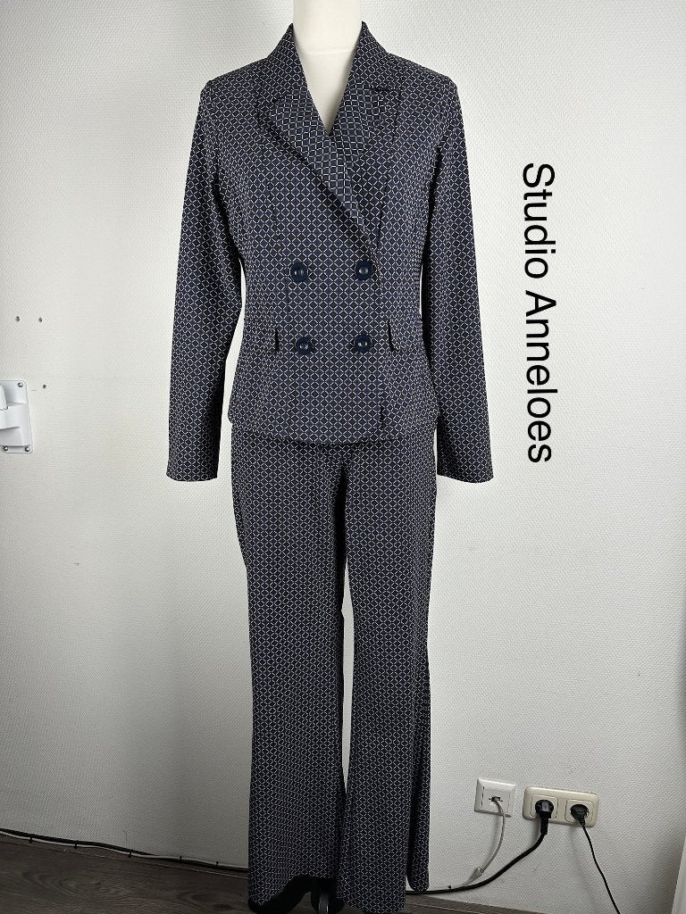Studio Anneloes Broekpak  (mt: 40) 33,4/9958, Maat 38/40 (M), Studio Anneloes, Blauw, Studio Anneloes