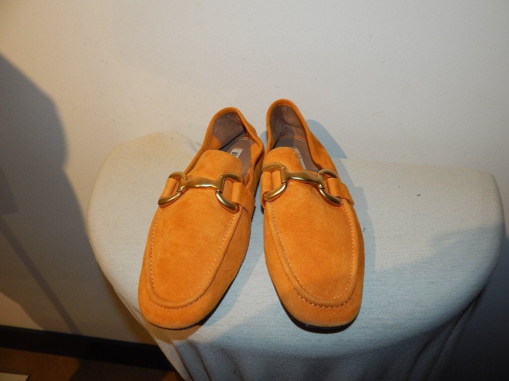 Bibi Lou loafers oker geel horsebite Als Nieuw mt 39, Verzenden, Instappers, Geel, Bibi Lou