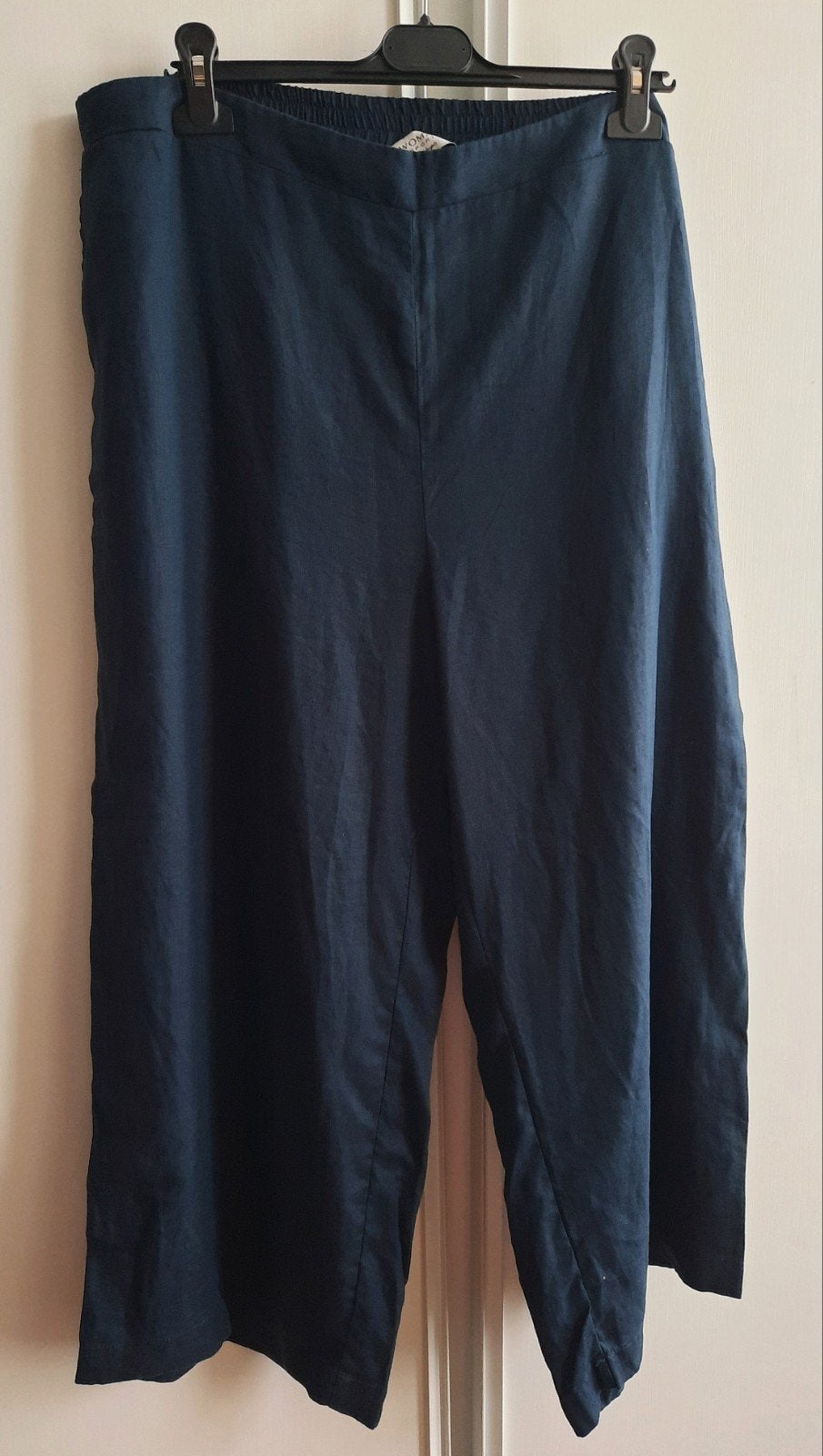 Linnen broek XL donkerblauw, El corte Ingles, Blauw, Nieuw, Ophalen of Verzenden