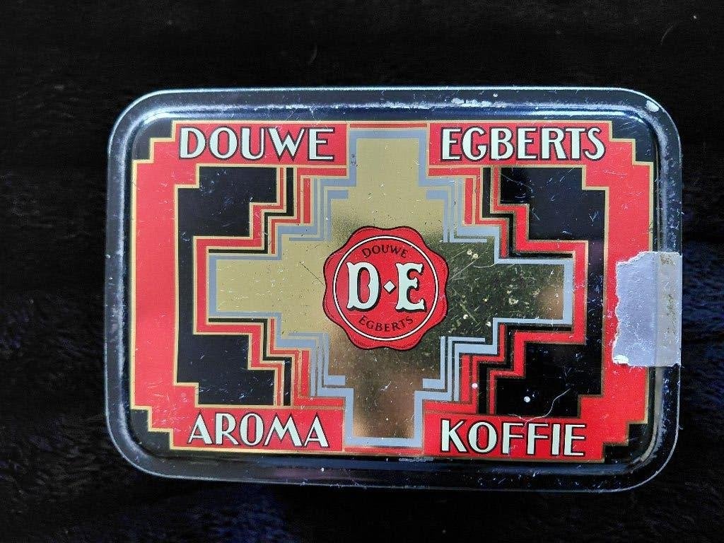 Vintage Douwe Egberts Aroma Koffieblik, Verzamelen, Blikken, Ophalen of Verzenden, Gebruikt, Koffie, Douwe Egberts
