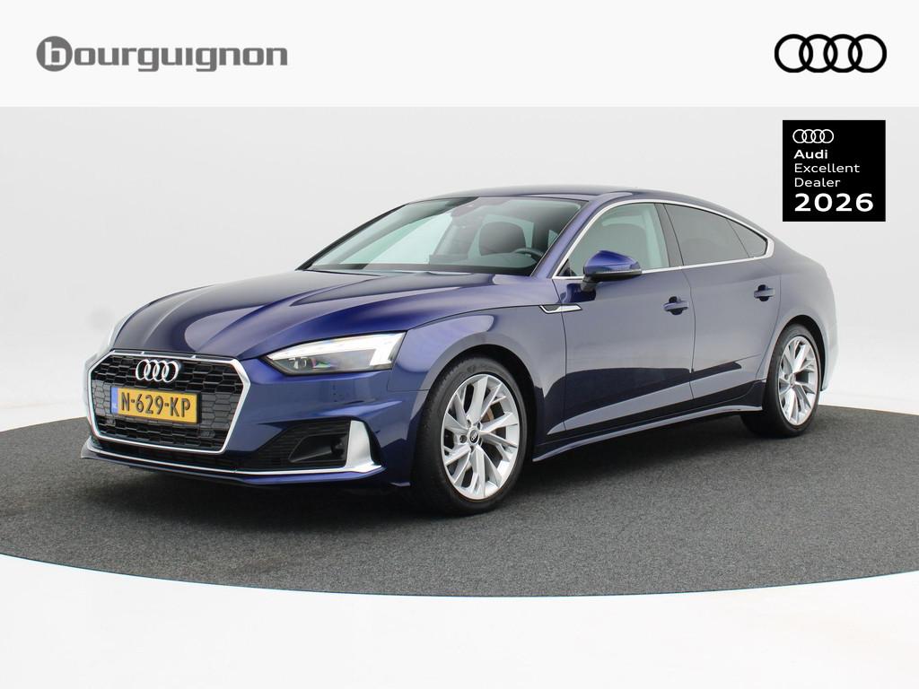 Audi A5 Sportback 40 TFSi S-Line 204 Pk Automaat | Virtual C, Gebruikt, 4 cilinders, 1984 cc, Blauw